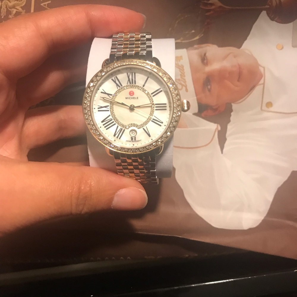 Serein Mid Two-Tone Diamond Watch - Picture 3 of 7